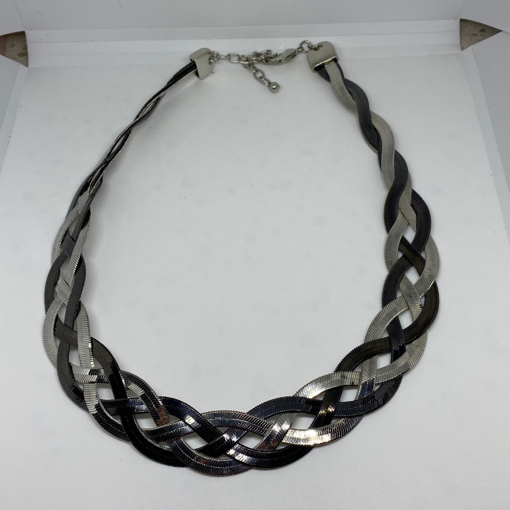 Braided Herringbone Necklace